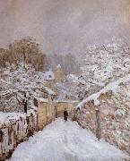 Alfred Sisley, Sonw at Louveciennes